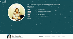 Desktop Screenshot of drdeepikagupta.com