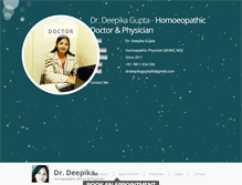 Tablet Screenshot of drdeepikagupta.com